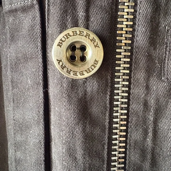 Burberry London Men's Zip-Up Coat